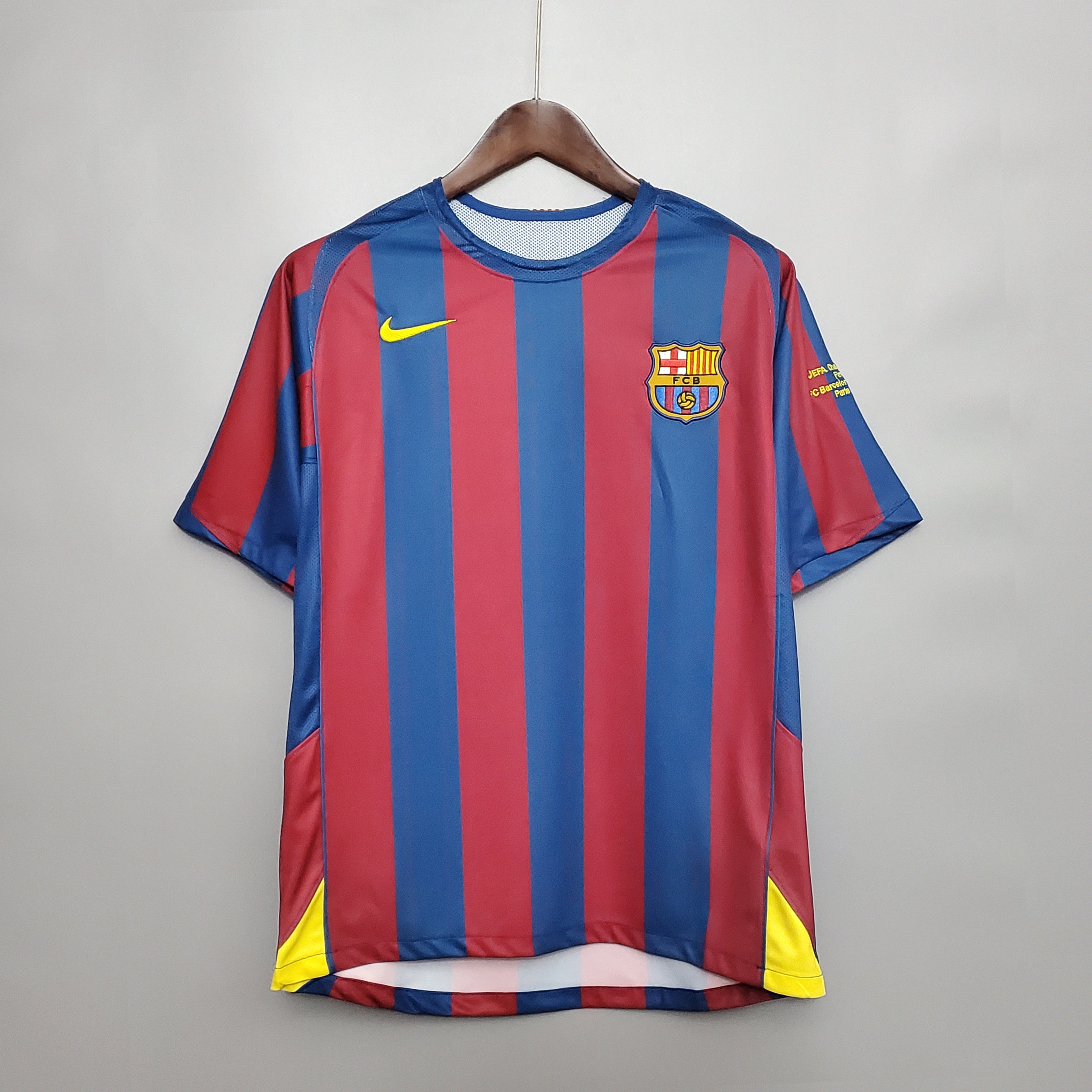 Барселона 2005-2006 короткий рукав Домашня ЛЧ
