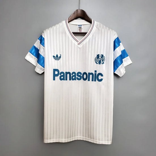 Марсель 1990-1991 Короткий Рукав Домашня
