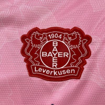 Баєр Леверкузен 2025-2026 гостьова форма - деталь емблеми