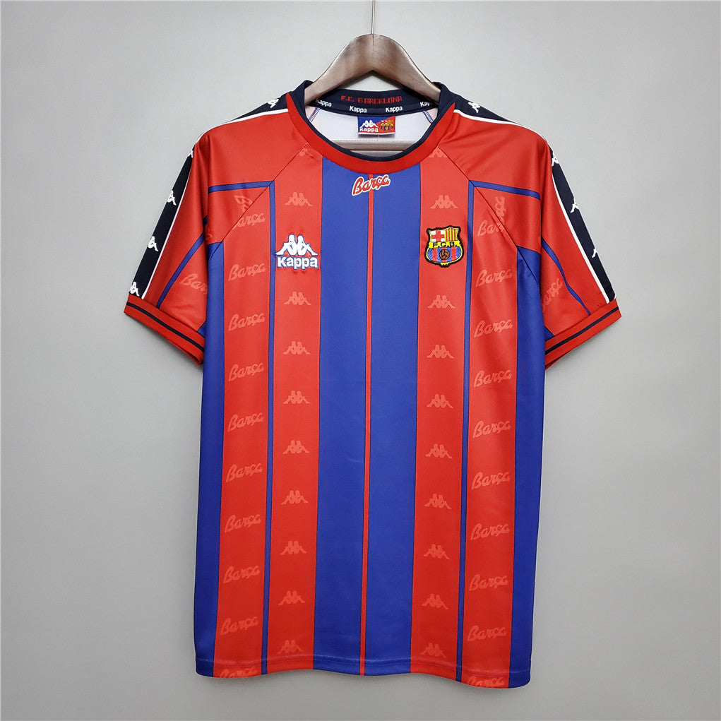 Барселона 1997-1998 домашня ретро форма - вигляд спереду
