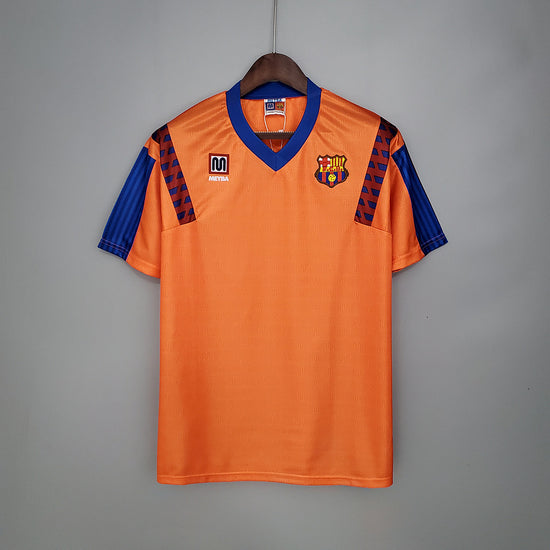 Барселона 1991-1992 Короткий Рукав Гостьова