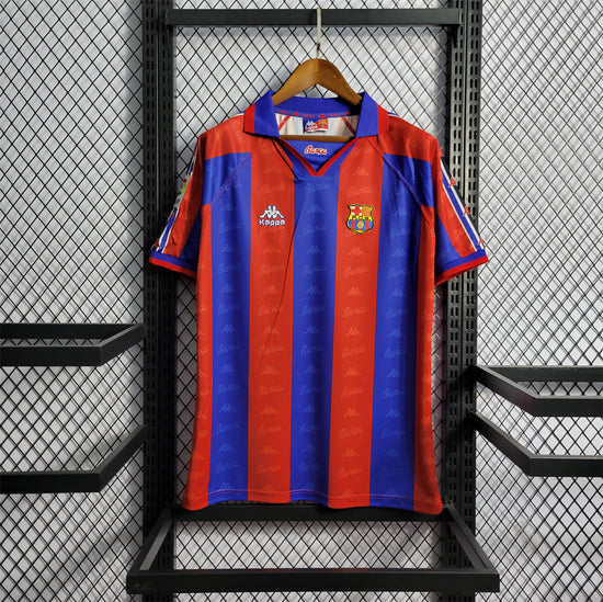 Барселона 1996-1997 Короткий Рукав Домашня