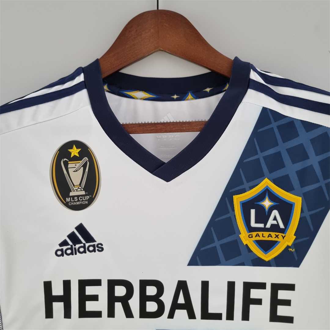 LA Galaxy 2012-2013 домашня ретро форма - деталь комірця