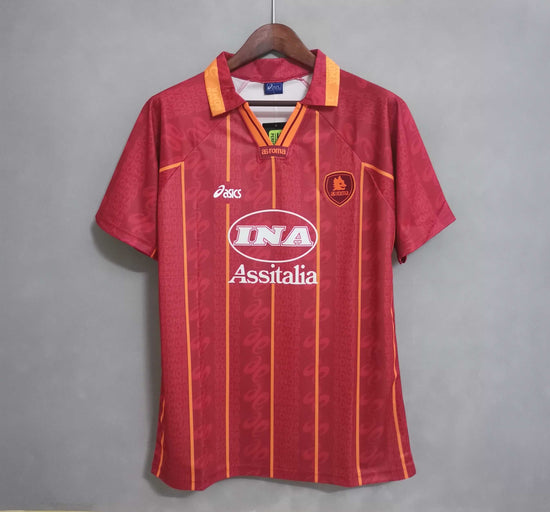 Рома 1996-1997 Короткий Рукав Домашня