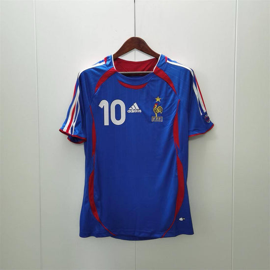 Франція 2006 Короткий Рукав Домашня ЗІДАН