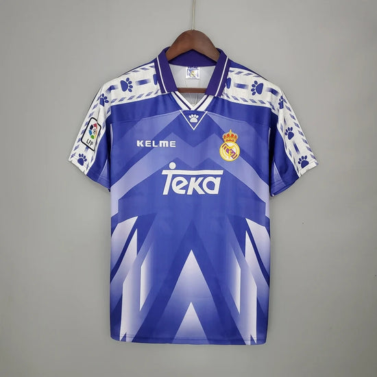 Реал Мадрид 1996-1997 Короткий Рукав Гостьова