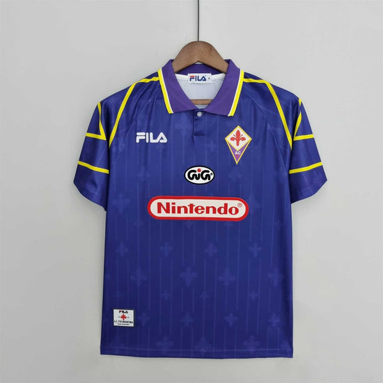 Фіорентина 1997-1998 Короткий Рукав Домашня