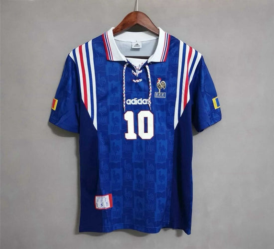 Франція 1996 Короткий Рукав Домашня ЗІДАН