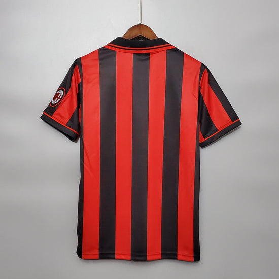 Мілан 1996-1997 Короткий Рукав Домашня