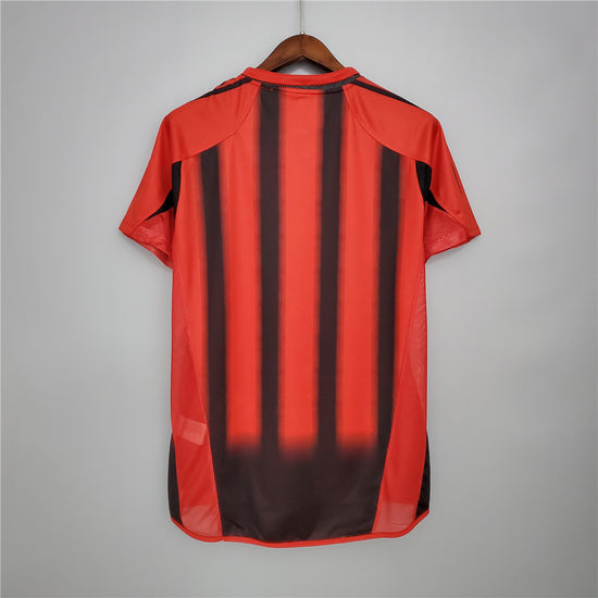 Мілан 2004-2005 Короткий Рукав Домашня