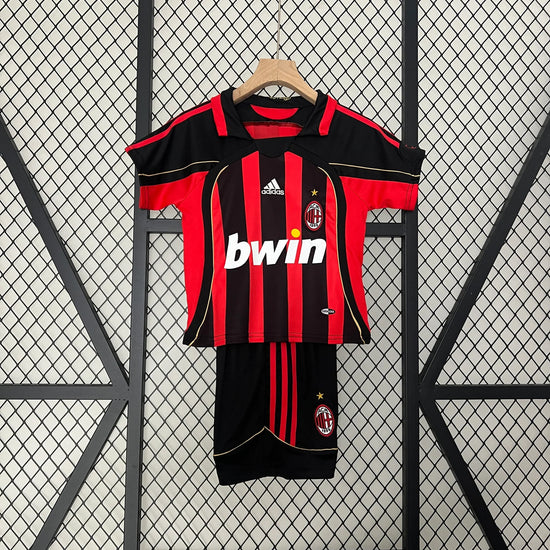 Мілан 2006-2007 Короткий рукав Домашня Дитяча
