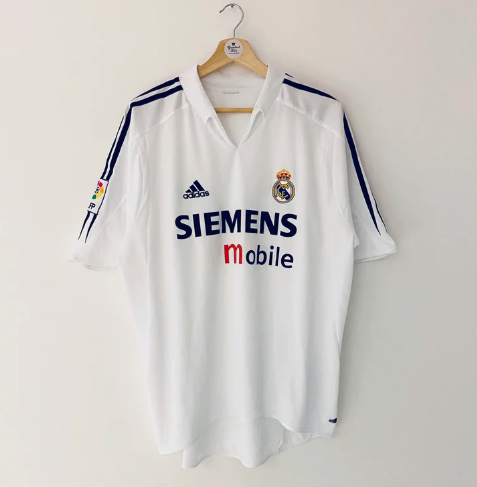 Реал Мадрид 2004-2005 Короткий Рукав Домашня